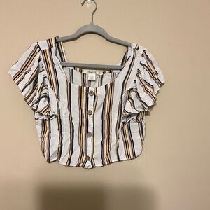 Passport Multicolor Striped Blouse
